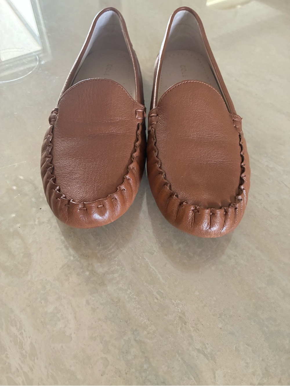 Cole Haan Brown Driving Loafers